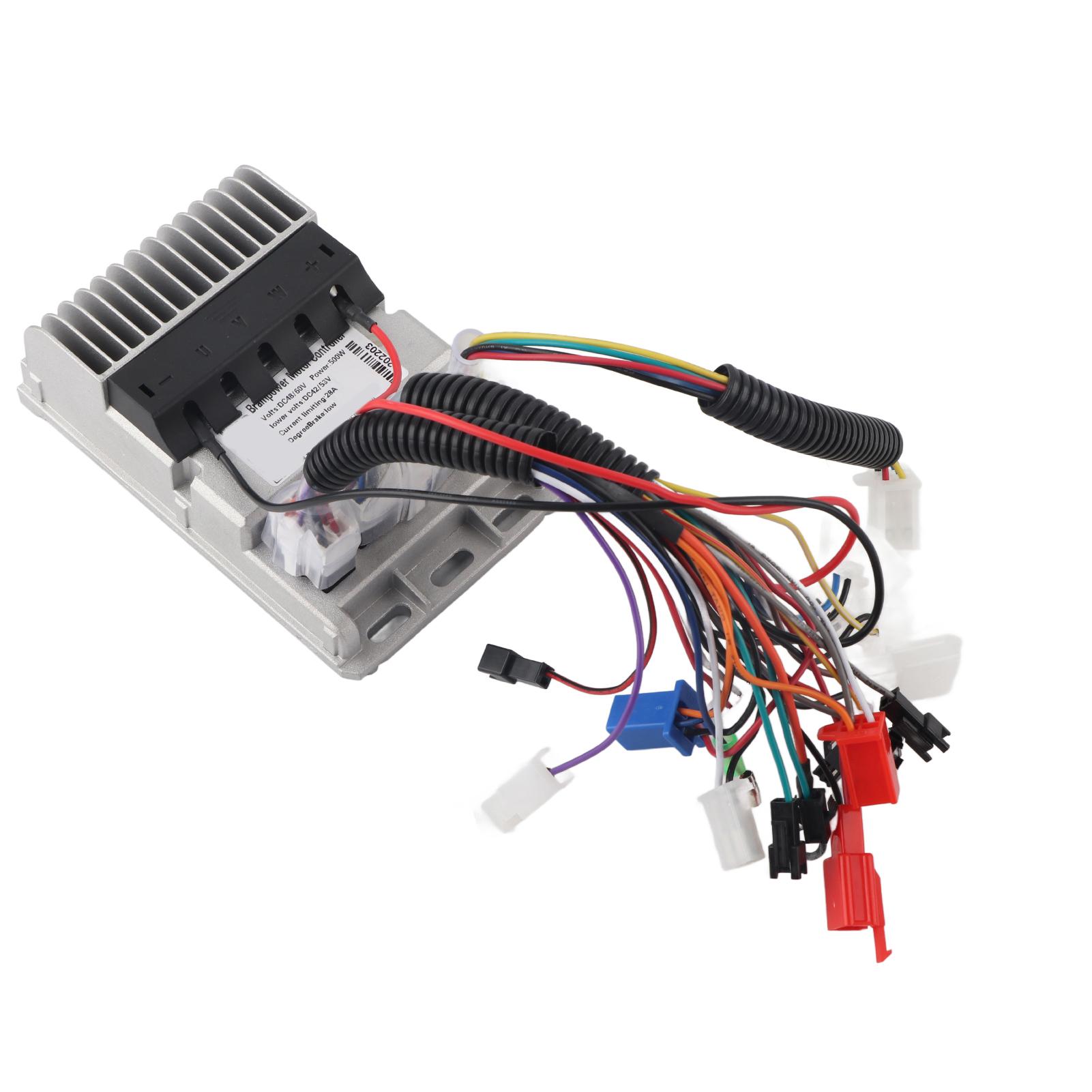 48V‑60V Universal 500W Cast Aluminum Shell Alarm Cruising Scooter Brushless Controller Electric Bike Accessory