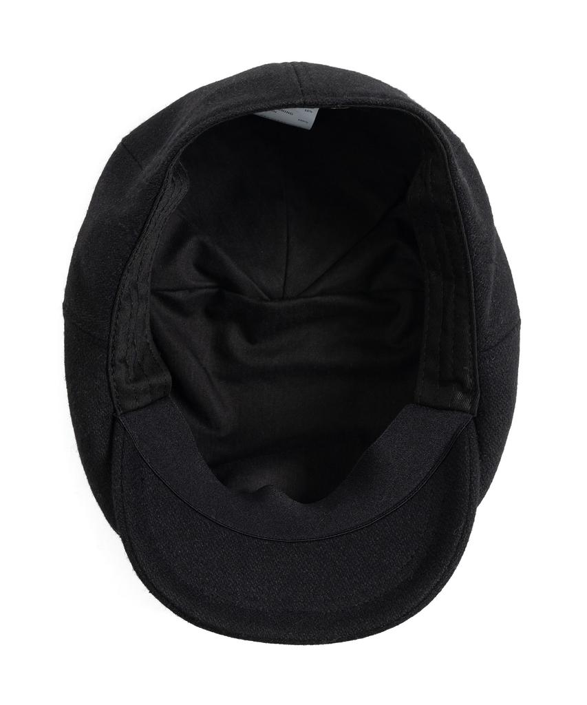 Waildeubeuligseu Melton Wool Hunting Cap (Black)