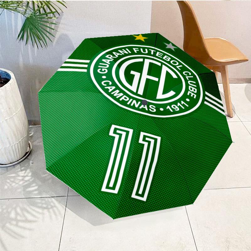 Football Club Emblem Printed Automatic Umbrella, 8-Frame for Travel, camping, Casual Umbrella, Essential Gift for  for family and friends
