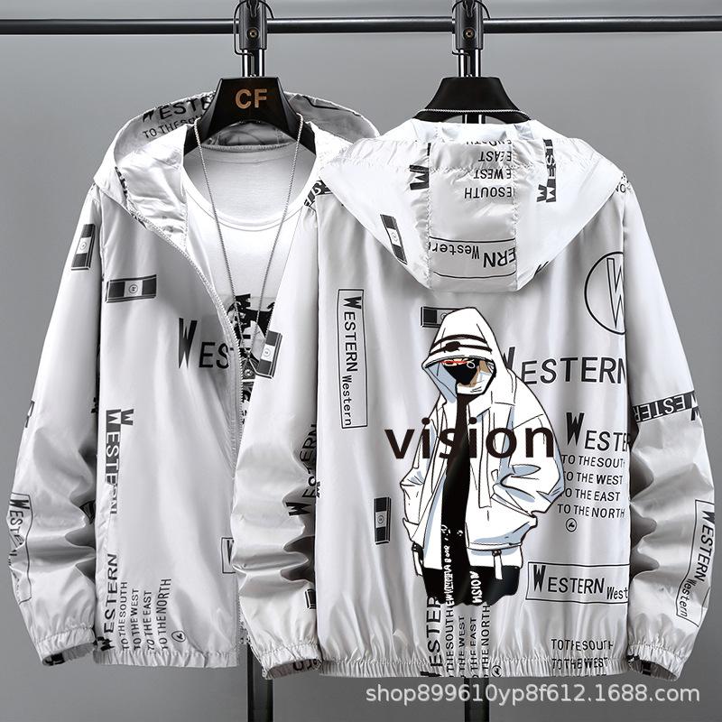 Men's lightweight sun-protective jacket: breathable and ideal for outdoor fishing