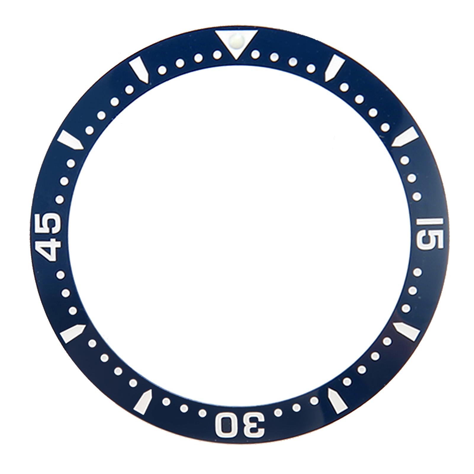 Automobile And Motorcycle Supplies Blue Ceramic Watch Bezel Ring Professional 38.6Mm Watch Bezel Insert Replacement Parts Accessory For Repairer Base