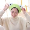 Hats Warmer Bonnet Green Headgear Female Beanie Caps Big Frog Eyes Hat Bunny Ears Plush Hat Rabbit