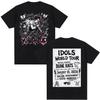 Singer Jan Bloom Print T-shirt _Idol World Tour 2026_ T-shirt Men's Fashion Short Sleeve Top Cotton Summer T-shirt Unisex