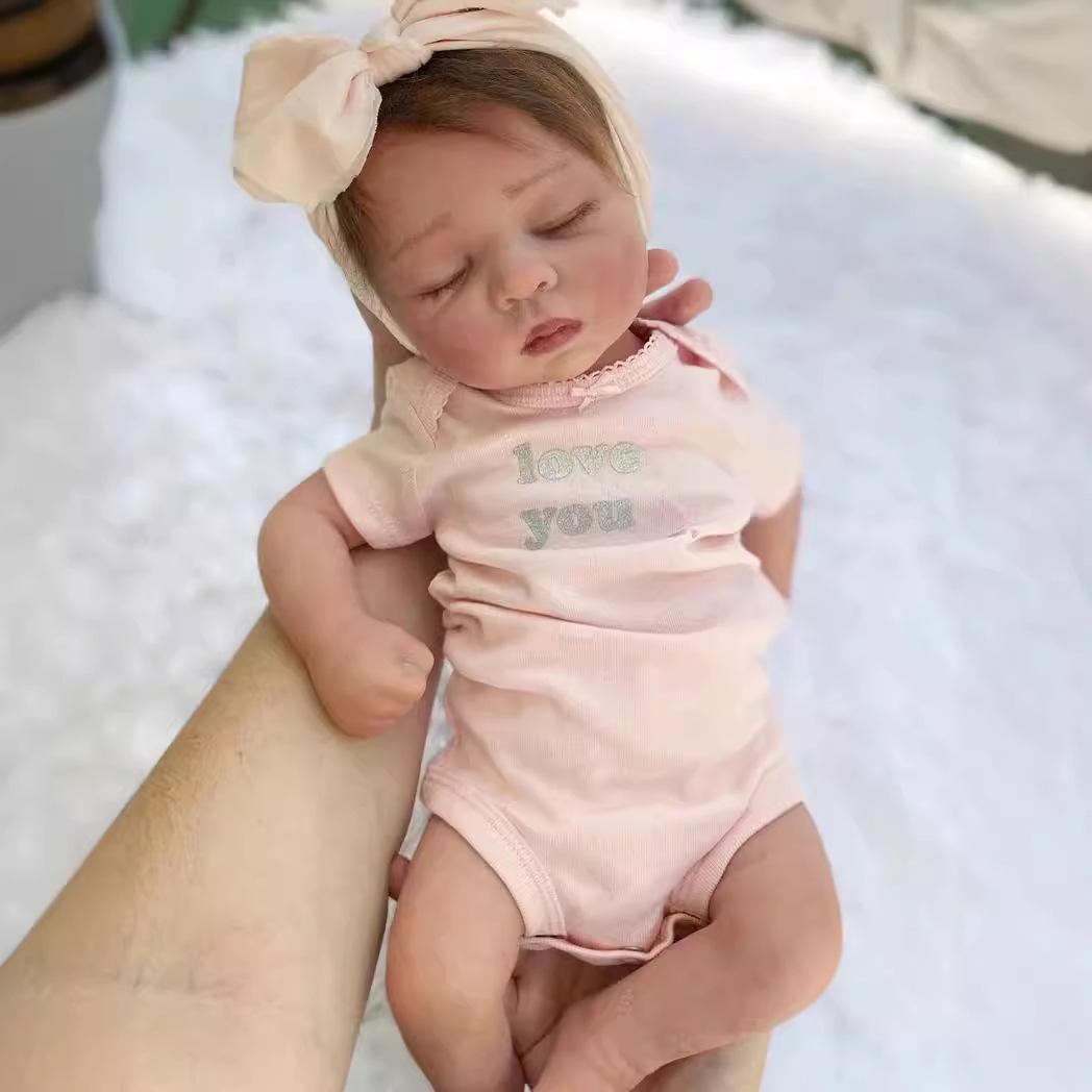 48cm Handmade Lifelike Doll with 3D Visible Veins 48cm Full Silicone Style