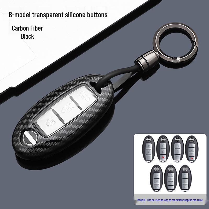Nissan Key Case for Sylphy, Tiida, Teana, Kicks, Terra, X-Trail, Qashqai, Pathfinder, Navara