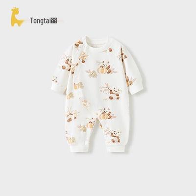 TONGTAI Pure Cotton Baby Long-Sleeve Romper