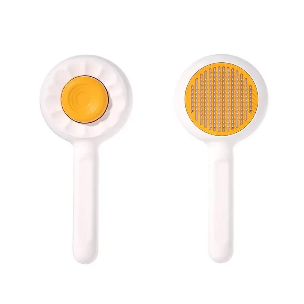 Grooming Kit Deshedding Brush Comb And Nail Clippers For Long Haired Cats Pet Combs