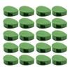 20/60/90 Pcs Plant Vine Fixing Clip Climbing Plant Wall Mount Fixture Clips with Adhesive Stickers Leaf Shaped Plant Fixer