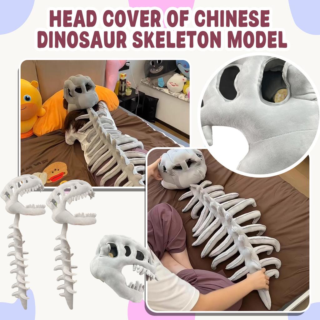 Dinosaur Skeleton Costume Set Halloween Dinosaur Themed Cosplay Props 3D Dino-Saur Skeleton Design