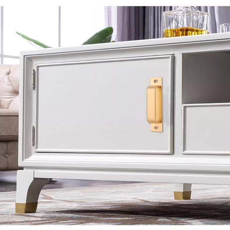 Alüminyum Alaşım Deliksiz Kulplu Cam Sürgülü Kapı Pencere Çekmece Dolap İt-Çek Banyo Çıkartması Kapı Kulpları