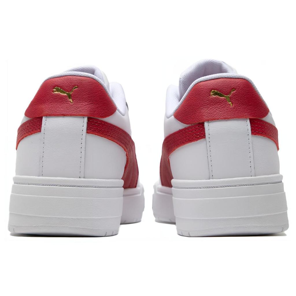 Puma Ca Pro Versatile Comfortable Simple Low-Top Sneakers Unisex Sneakers White Red 380190-45