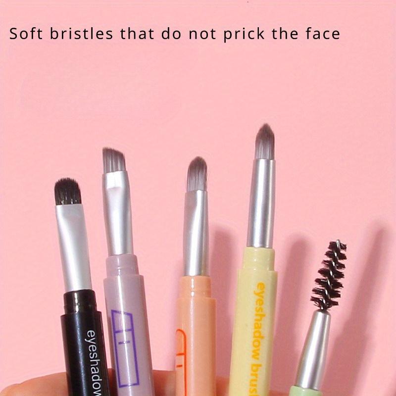 New Eye Shadow Brush 4 In 1 Single Makeup Brush 4 Sets of Eyebrow Brush Eyelash Brush Eye Shadow Brush Eyeliner Brush Lip Brush