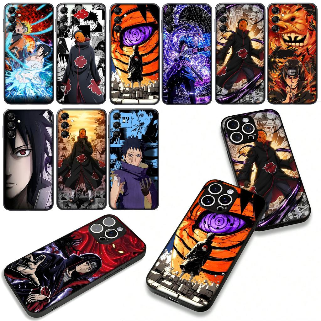 Itachi Tobi Narutos Obito Uchiha Sasuke for Motorola G54 G05 G24 G55 G75 G85 G15 G57 G86 Power Edge 50 30 Fusion neo Pro Case
