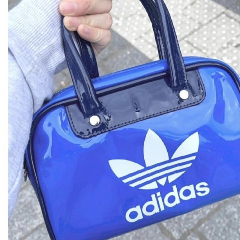 Adidas Originals Adicolor Mini Bowling Bag Blue/White Adidas IX7499