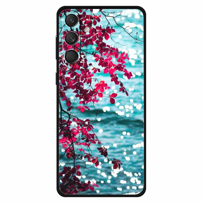 For Samsung M55 5G Case Soft Silicone Lovely Cat Fashion Phone Cover For Samsung Galaxy M55 Cases Bumper on for GalaxyM55 Lion