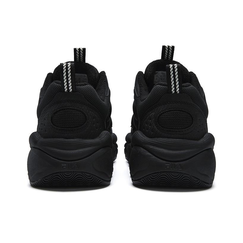 FILA Fleece Pea Shoes Fashion Trend Sports Simple Versatile Wear-Resistant Low-Top Casual Shoes Men sneaker Black F12M541121FBK