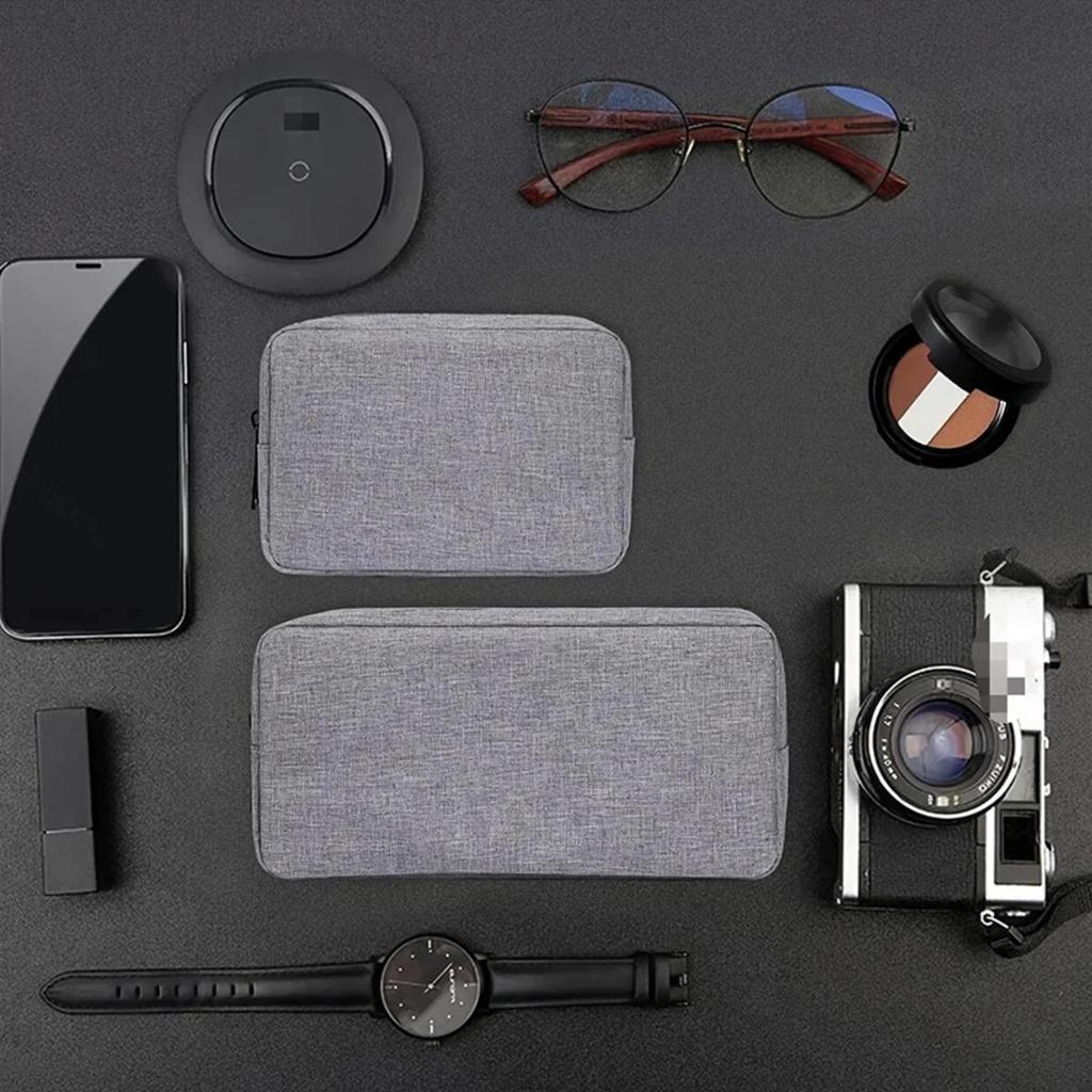 Digital Portable Organizer Case for Headphones Travel Closet Storage Bag Zipper Accessories Charger Data Cable USB Bag