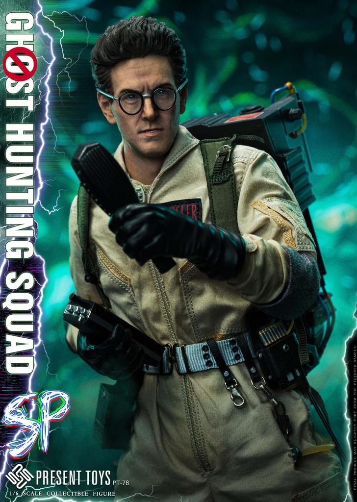 Tbmodel PRESENT TOYS 1/6 Scale Figure: Ghost Hunting SP (Movie Character), Body, 2-Piece Head, and Outfit Set, Cosplay Action Figure (PT-sp78)