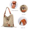 Fashion Canvas Shoulder Bag Women's Backpack New Multi Functional Crossbody Bag Outdoor Leisure Portable Bag