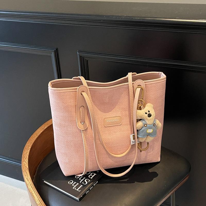 Premium Sense Large Capacity Tote Bag Women's New Versatile Shoulder Bag Niche Commuter Bag