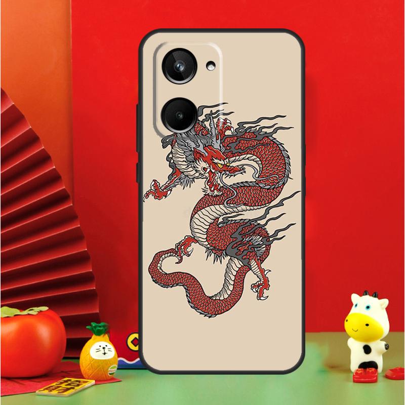 

Japanese Dragon Style For Realme GT6 GT7 15 Pro 10 11 12 13 14 Pro Plus C65 C67 C63 C61 C55 C51 C53 C35 C75 Case Realme 15 Pro