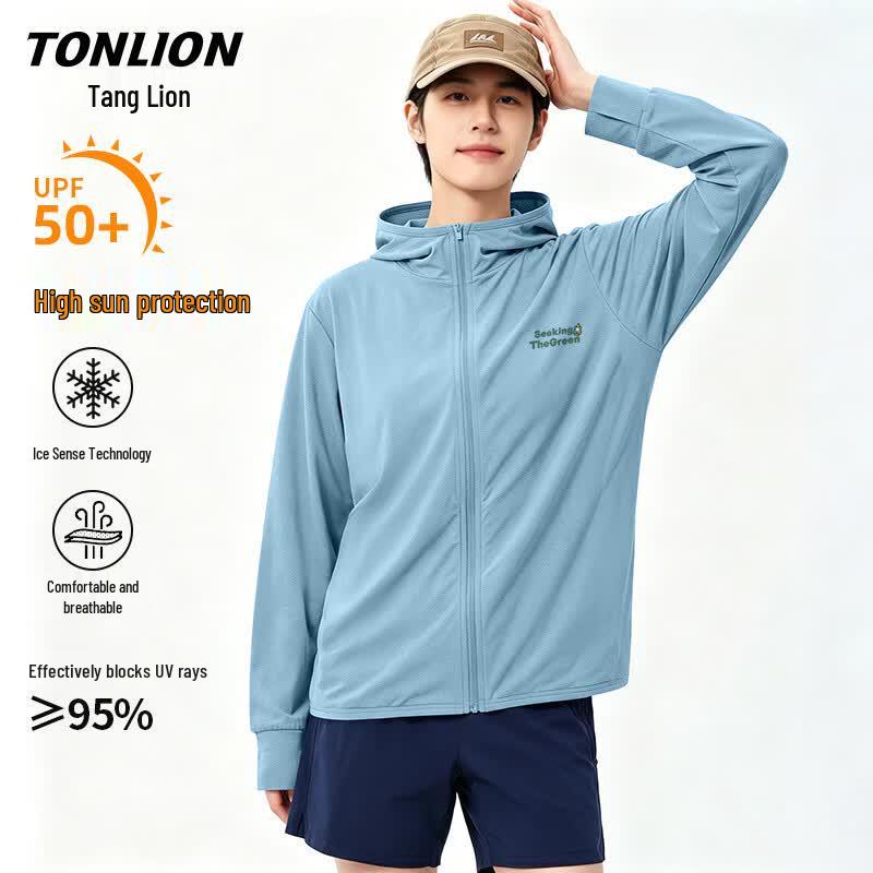 

TonLion Men s UPF50+ Lightweight Ice-Feel Sun Protection Jacket XL