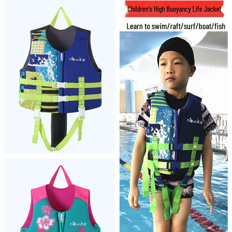 Premium Children's Life Jacket - Safety and Warmth for Boys and Girls - Buoyancy Vest for Snorkeling and Swimming