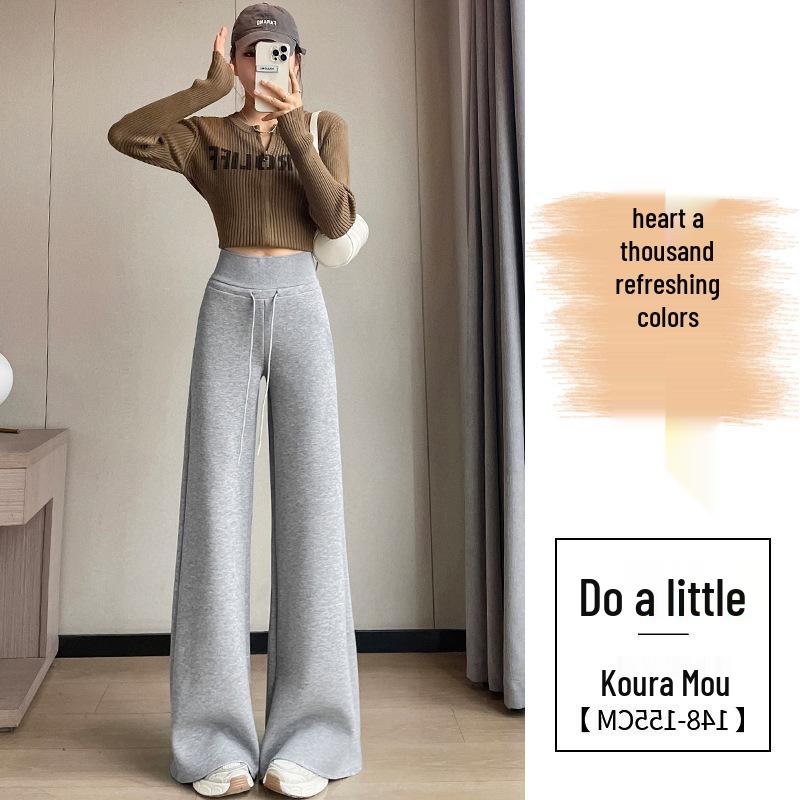 Women's New High-Waisted Pants: Narrow-Leg, Wide-Leg, Straight-Leg, Casual, Sweatpants, Sportswear.