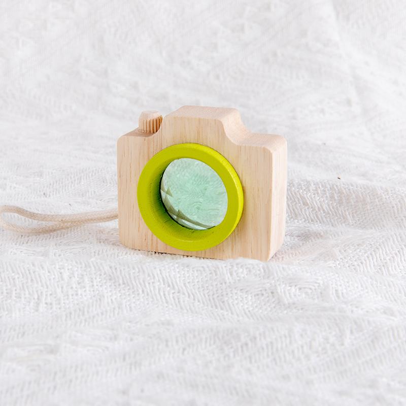 Baby Holz Bunte Kamera Kaleidoskop Spielzeug für Kinder Regenbogen Holz Spielzeug für Kinder Kinder Lernen Frühe Pädagogische Spiel