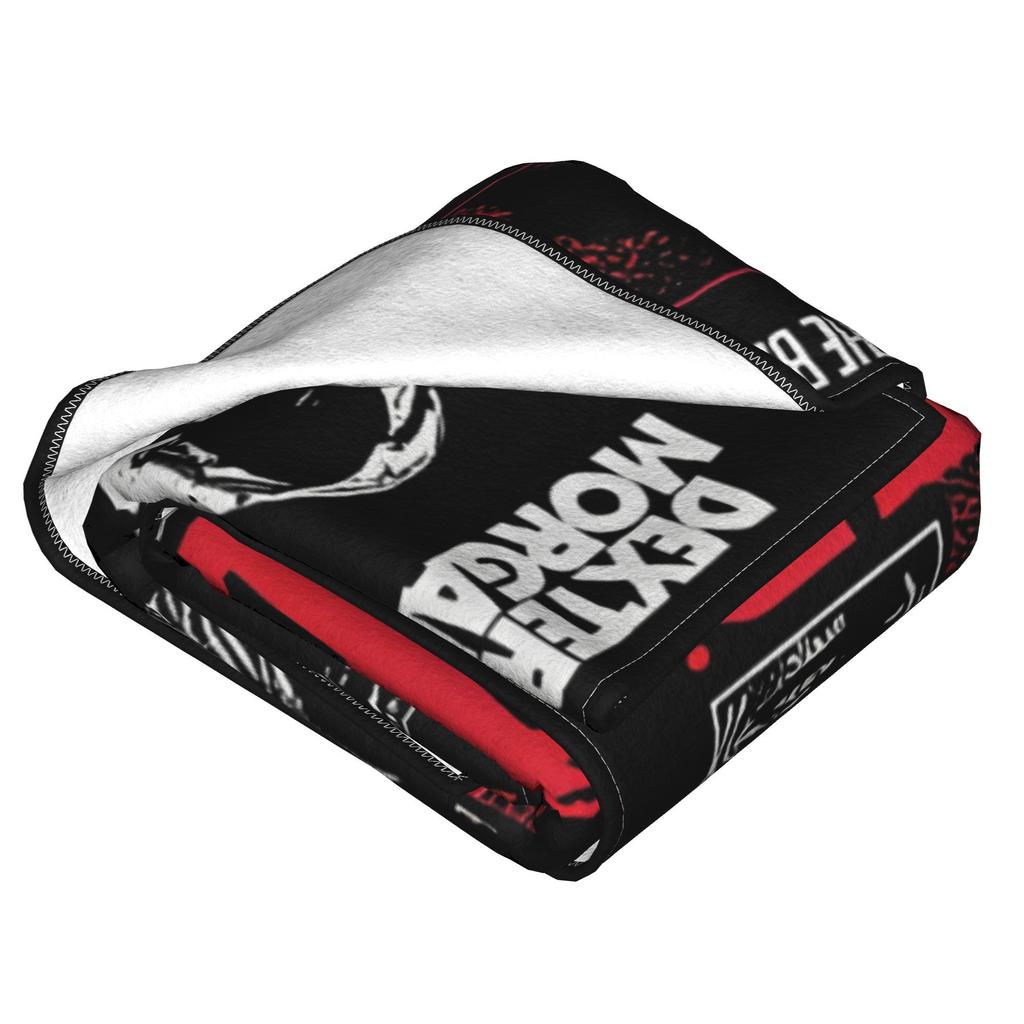 Cozy Dexter Morgan Blanket Stuff Sofa Decorative Blanket Throw Ultra-Soft Fleece for Outdoor