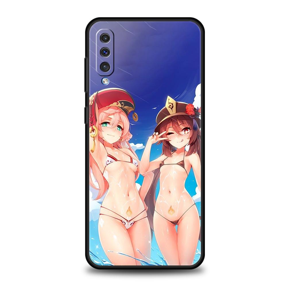 

Чехол для телефона Samsung Galaxy A52 A14 A50 A70 A10S A30 A40 A20S A20E A02S A12 A22 A72 A32 5G A04s Genshin Impact Sexy Girl Cover Samsung A02S