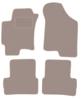 Dywaniki welurowe w kolorze beżowym: Hyundai Coupe II GK coupe (2001-2008)
