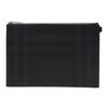 Burberry London Check Logo Pattern Fabric Clutch Bag Men Clutch Bag Dark-Charcoal 8022559