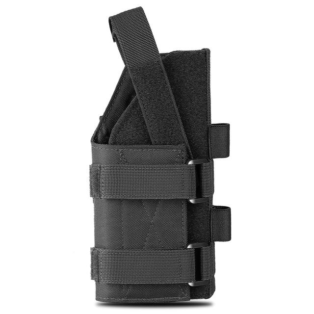 Universal Tactical Molle Pistol Gun Holster Adjustable Handgun Holster for 9mm Glock 1911 G17 18 19 26 34 Ruger LCP Beretta