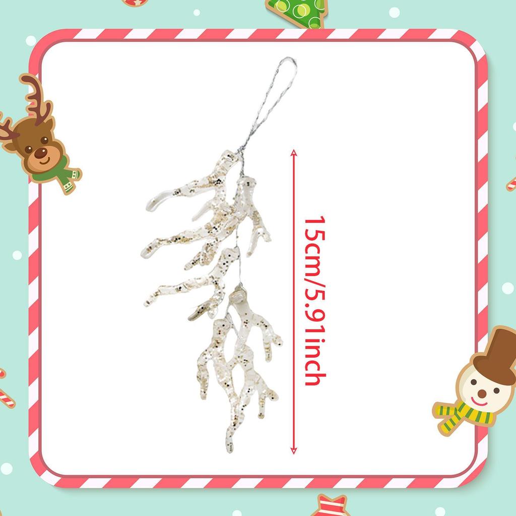 Christmas Ornament Snow Party Christmas Tree Holiday Xmas Winter Decorative Festival Home Centerpieces Anniversary Decor Pendant