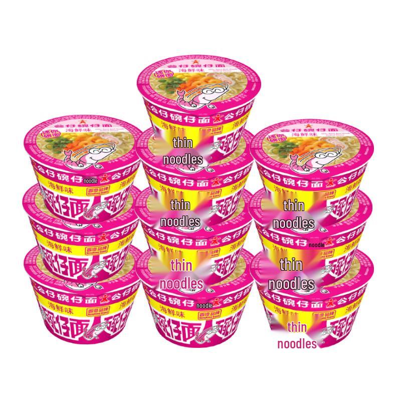 Doll Instant Noodles Seafood Flavor Mini Bowls
