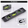 15cm Spirit Level 3 Bubble Level Magnetic Torpedo Gradienter Level Portable Level Ruler Measuring Tool