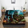 Cartoon Hallowmas Children's Elastic fitted sheet bed sheet With An Elastic Band Mattress Cover Bed cover for kids baby PARTY