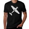 Camiseta Messerschmitt Bf 109 Top Casual de Manga Corta para Vacaciones