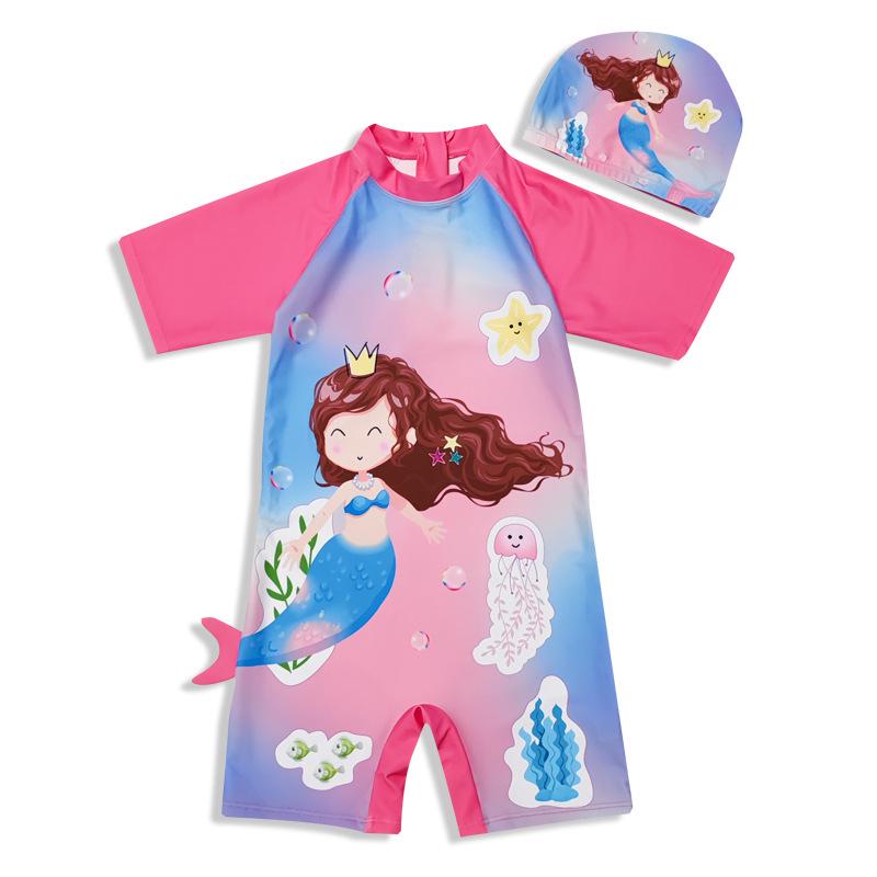 

Консервативный слитный купальник для девочек 2025 года для учениц младших классов - Купальник для профессиональных тренировок 2XL