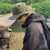 Fisherman Hat Men'S Spring And Summer Thin Travel Sunshade Cowboy Hat Outdoor Sun Protection Fishing And Hiking Hat
