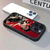 Anime D-Demon S-Slayer Black Soft Phone Case For IPhone 17 Pro Max 16 15 14 Pro Max IPhone 13 Pro Max 11 Plus Silicone Cover