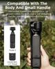 Portable Shockproof Case for DJI Osmo Pocket 3, Water-Resistant Hard ABS Protective Cover with Carabiner & Filter Storage