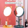 Rotating HD Cat Ear Vanity Mirror - Portable Desktop Makeup Mirror