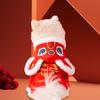 Chinese Festival Lion Dance Pet Costume Tang Suit Beautiful Outfits Winter Puppy