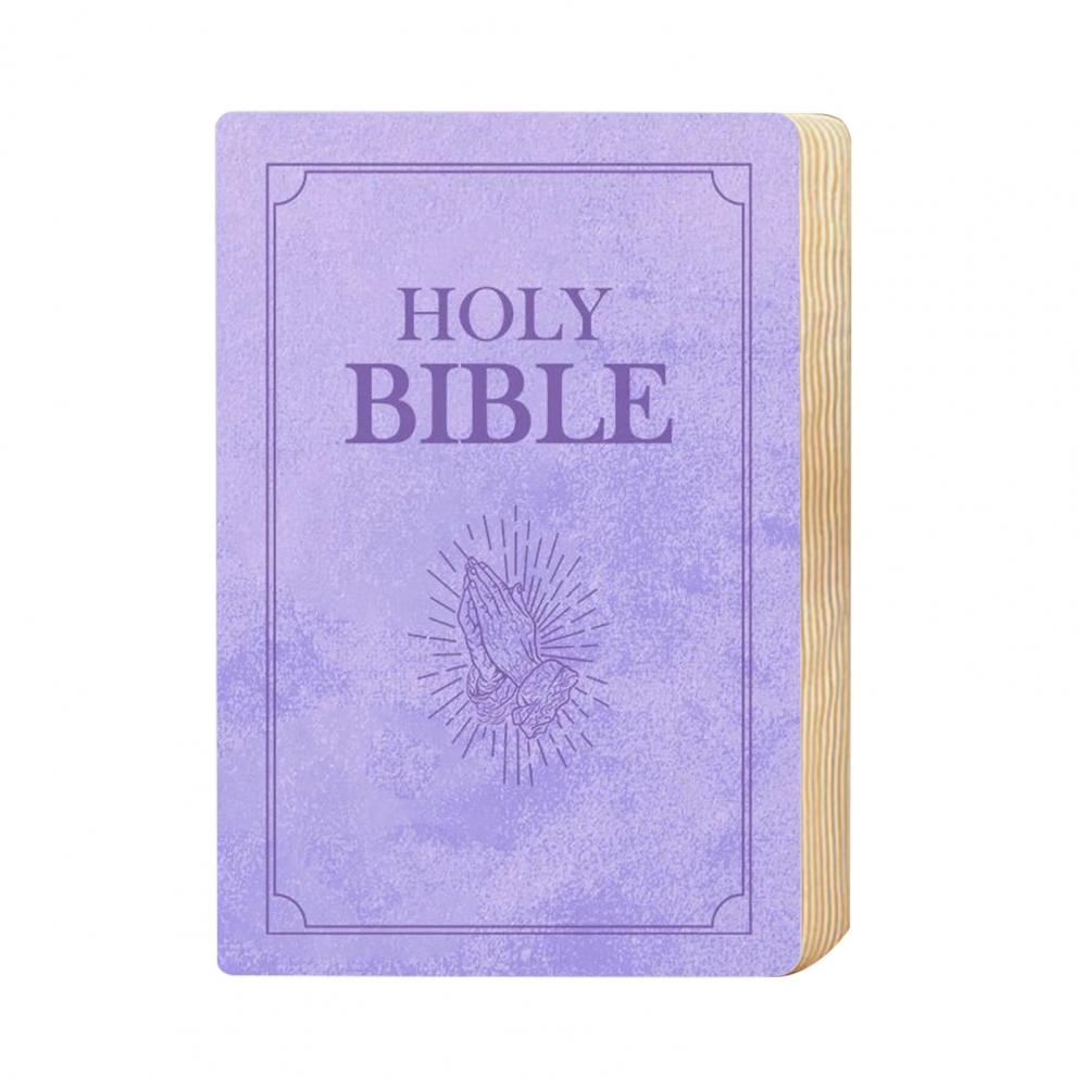 Bible Verse Pillow Faith Plush Pillow Christian Home Accent Realistic Bible Pillow Book Plush Throw Cushion Wear Resistant Sofa