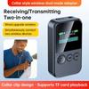 2 v 1 Bluetooth 5.4 Audio Přijímač Vysílač 3,5MM AUX TF Karta Stereo Hudba Mikrofon Bezdrátový Adaptér S LED Displejem Pro Auto TV