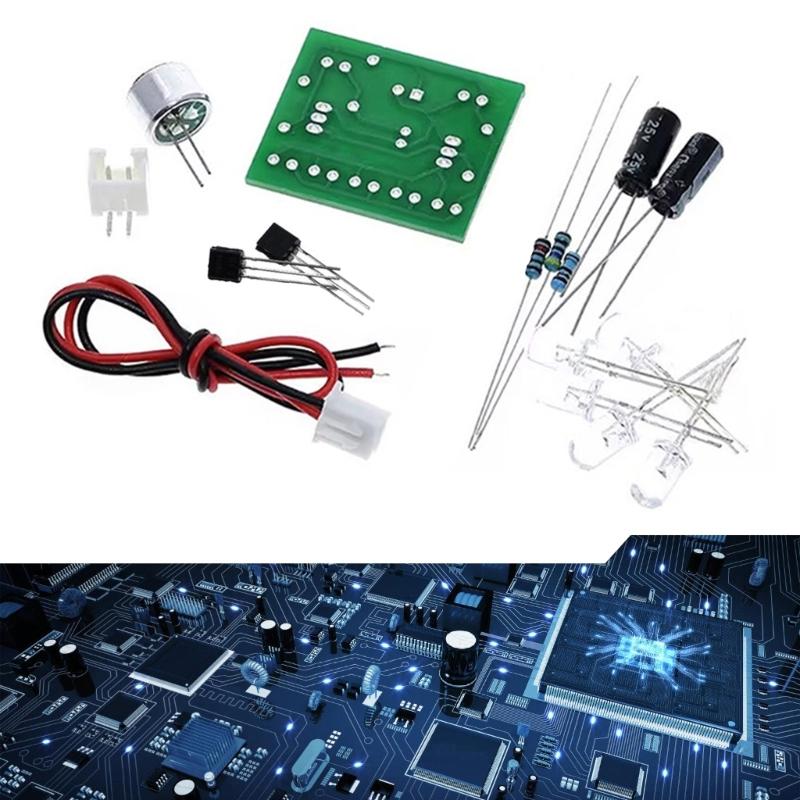 Sound Activated LED Light Module Assembly Set For STEM Education Circuit Design And Sound Visual Synchronization