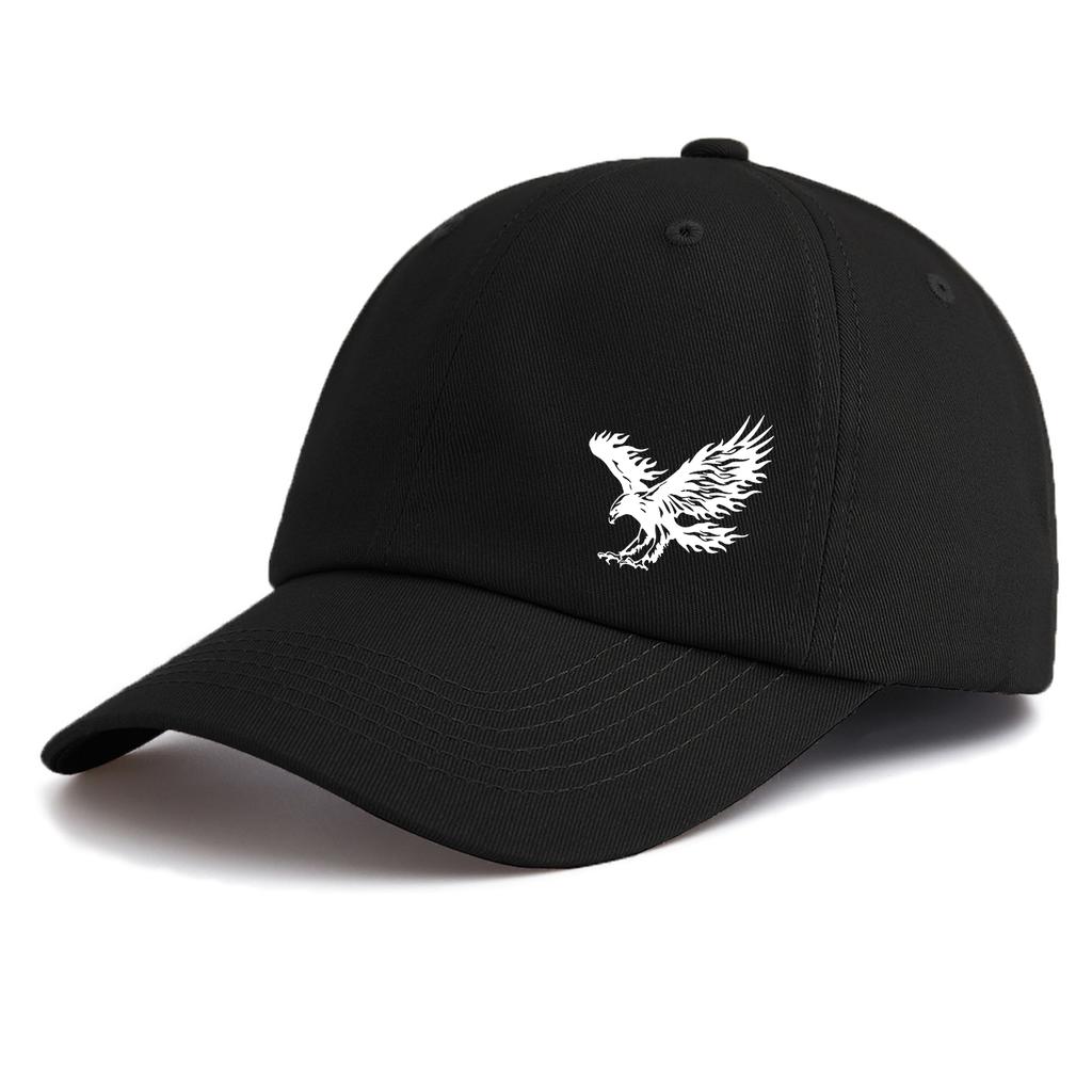 1pc EAGLE Print  Baseball Cap for Adults  Minimalist Retro Style Casual Soft Adjustable Dad Hat Perfect As Gift