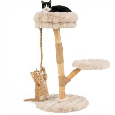 Multi-Level Cat Tree with Scratching Posts, Rope and Platform